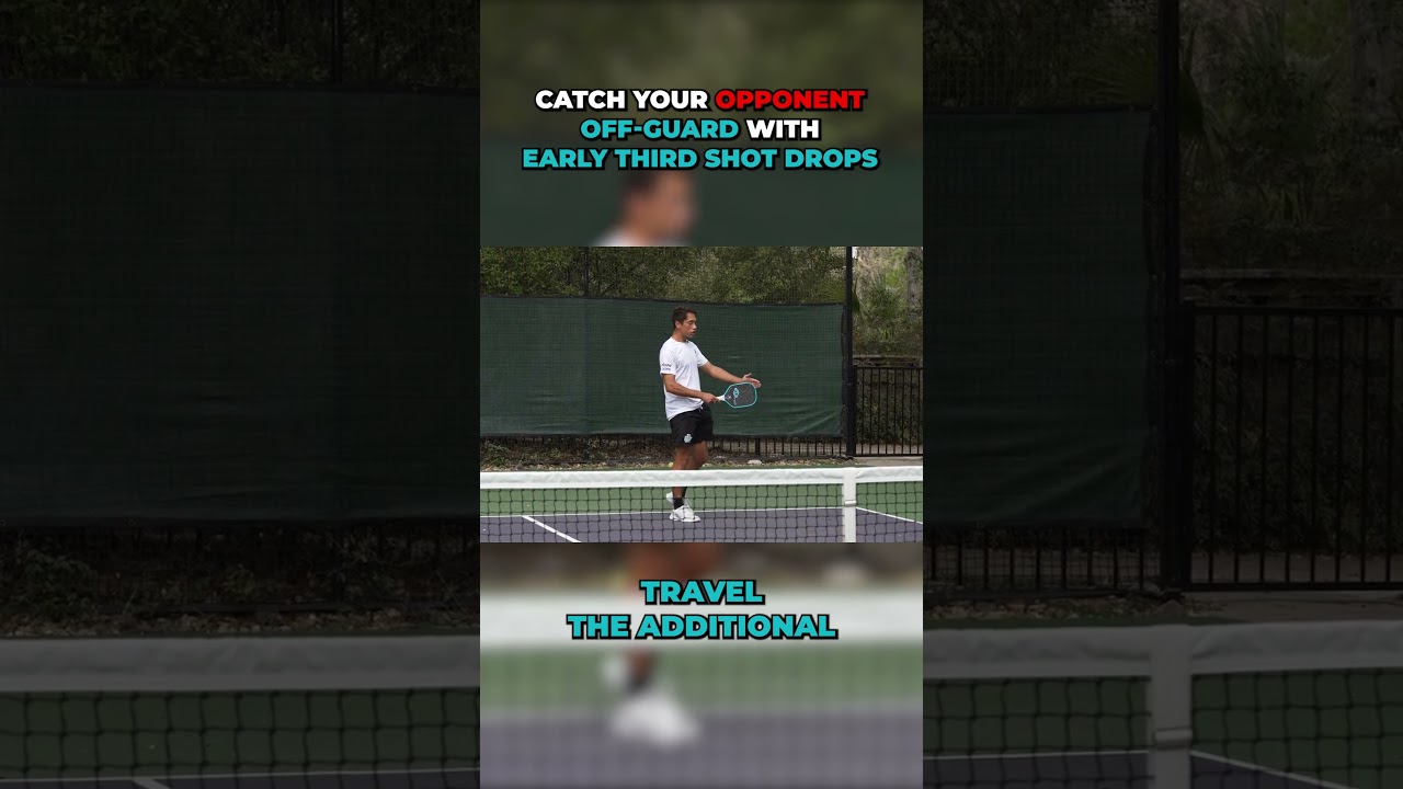 Catch them off-guard with this trick 👀 #pickleball #athlete #sports #explore #shorts