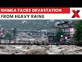 Shimla hit by torrential rains and landslides, resulting in major destruction across city