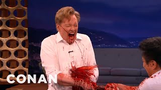 Conan Takes A Samurai Sword To The Gut | CONAN on TBS