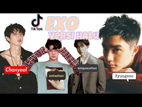 EXO tiktok when EXO is your boyfriend tiktok halu kyungsoo chanyeol sehun suho #tiktokEXO