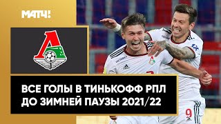 Все голы «Локомотива» в первой части сезона Тинькофф РПЛ 2021/22