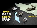 How Israel Strikes Iran's Military Targets #israel #iran