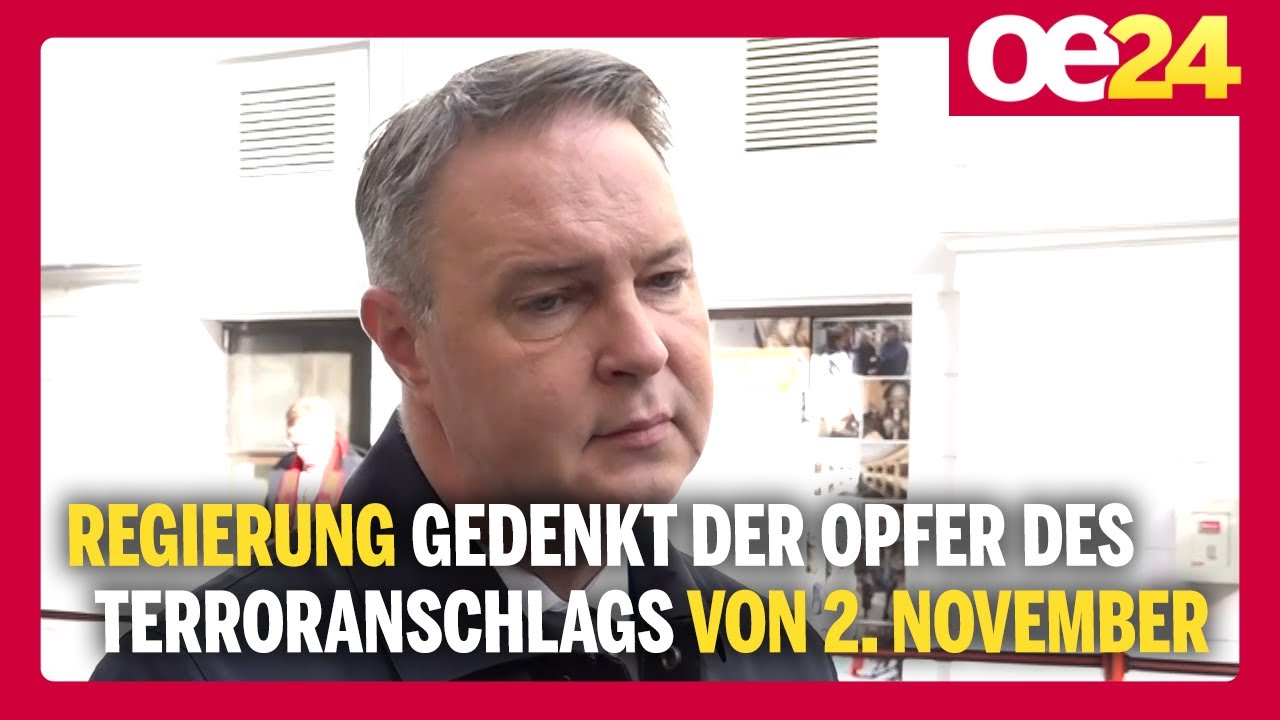 Regierung gedenkt der Opfer des Terroranschlags | Andreas Babler