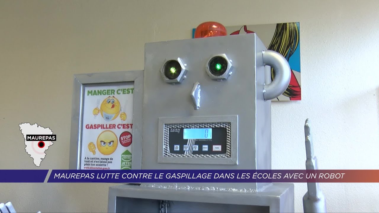 Yvelines | Maurepas lutte contre le gaspillage dans les écoles avec un robot