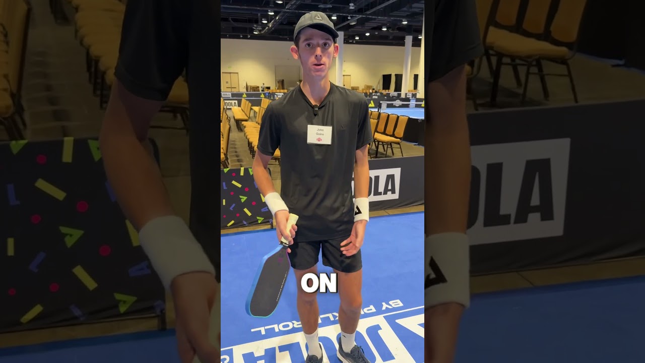 World No. 8 Men’s Singles player, John Lucian Goins, shares when is best to approach the net👌