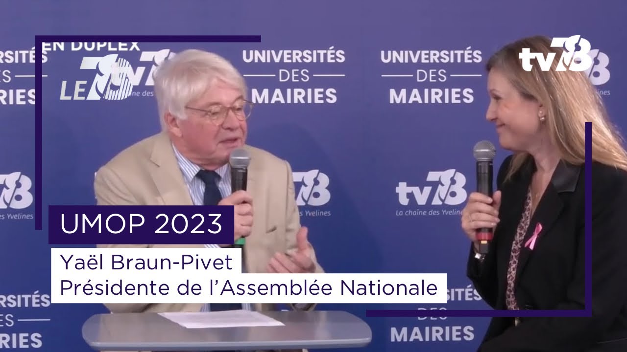 Le 7/8 Édition spéciale. UMOP 2023 : Entretien politique avec Yaël Braun-Pivet