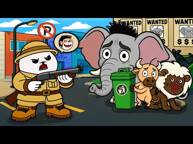 กลายเป็นสัตว์สุ่ม แอบผู้คุมสวนสัตว์ 🐘 Roblox