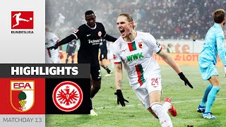 Augsburg Win Despite Missing a Penalty | Augsburg — Frankfurt 2-1 | Highlights | MD 13 – Bundesliga