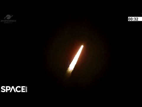 Vega VV17 mission fails to deliver satellites - See the ill-fated rocket launch