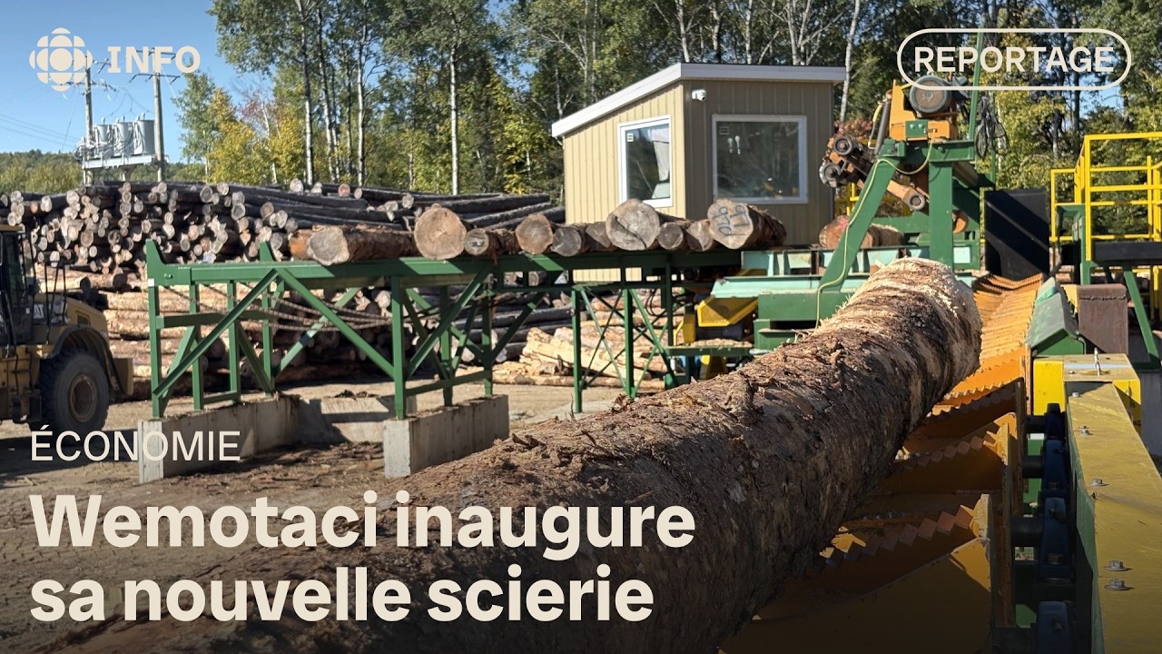 Wemotaci inaugure sa nouvelle scierie