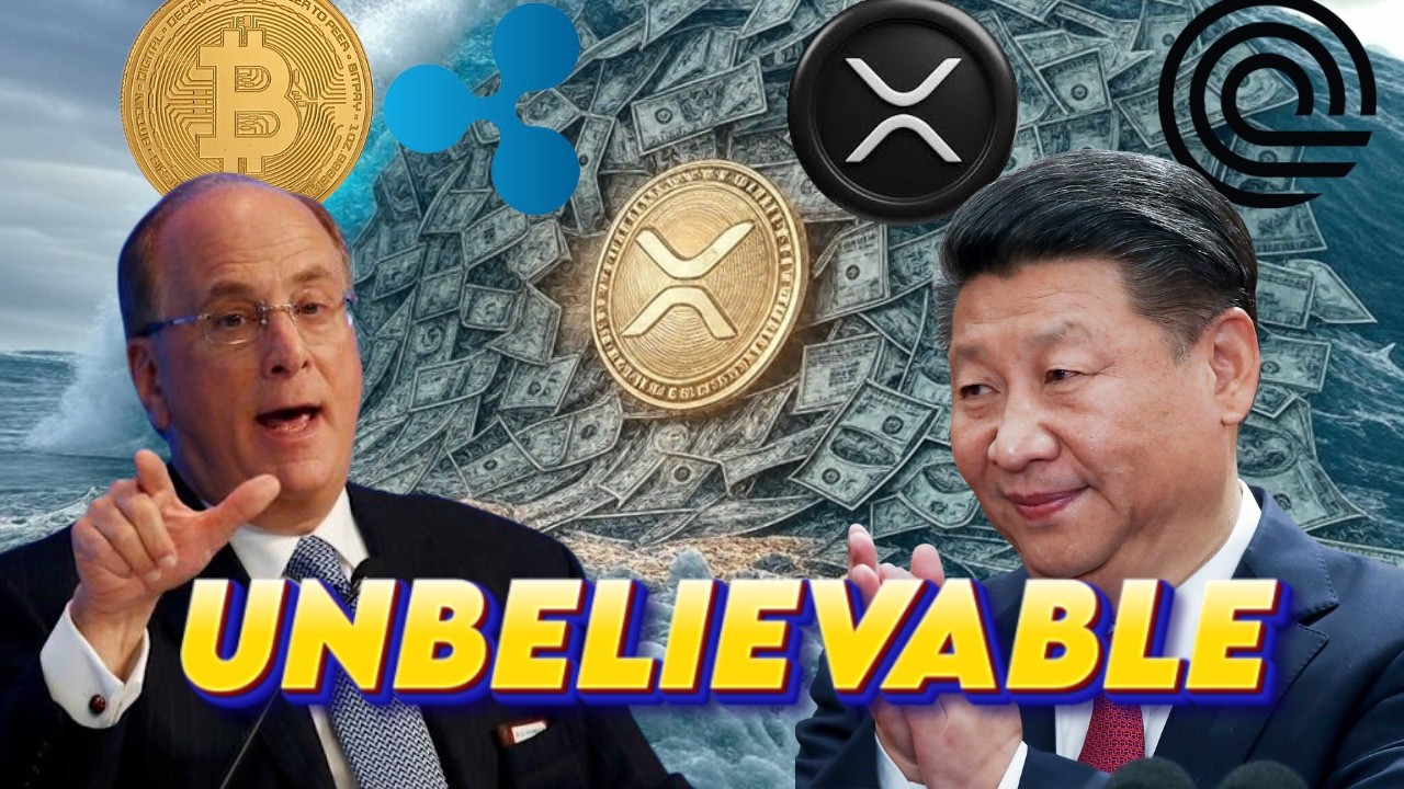 BlackRock's Lary Fink Drops Bombshell | China's PBOC Liquidity Flood Incoming: $Trillions Could Pump