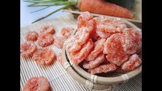 Cách làm mứt cà rốt thơm ngon đẹp mắt cho ngày tết!