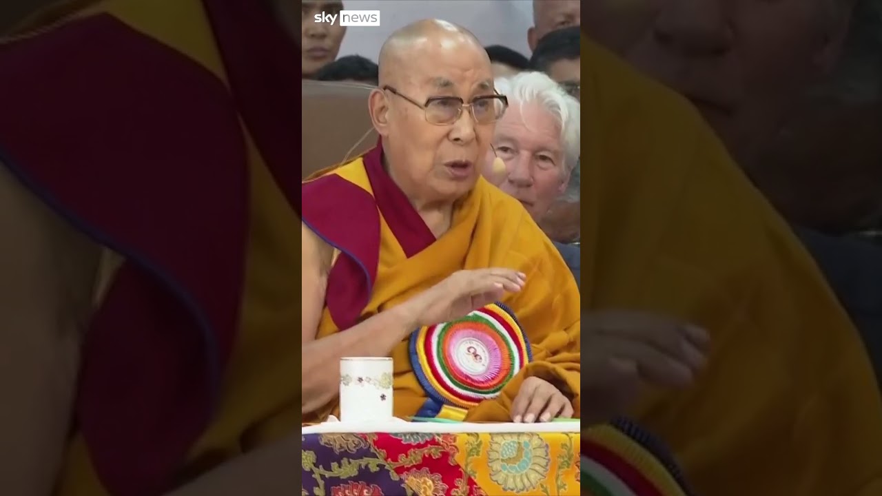 Richard Gere at Dalai Lama's 90th