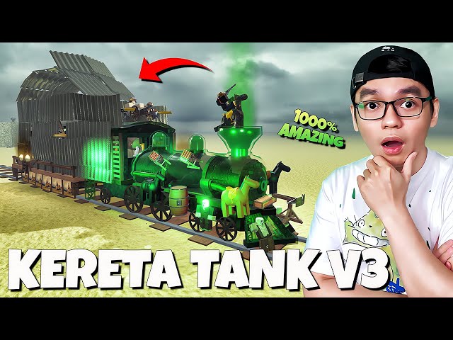 DIJAMIN 1000% SERU!! Rakit Kereta Rumah LANTAI 3 & By One Tesla VS Tycoon 🚂🏰🚂 | Dead Rails Indonesia