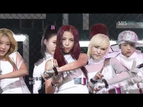 Co-Ed School - Too Late (남녀공학 - Too Late) @ SBS Inkigayo 인기가요 101003