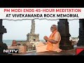 PM Modi News | PM Modi Ends 45-Hour Meditation At Vivekananda Rock Memorial In Tamil Nadu