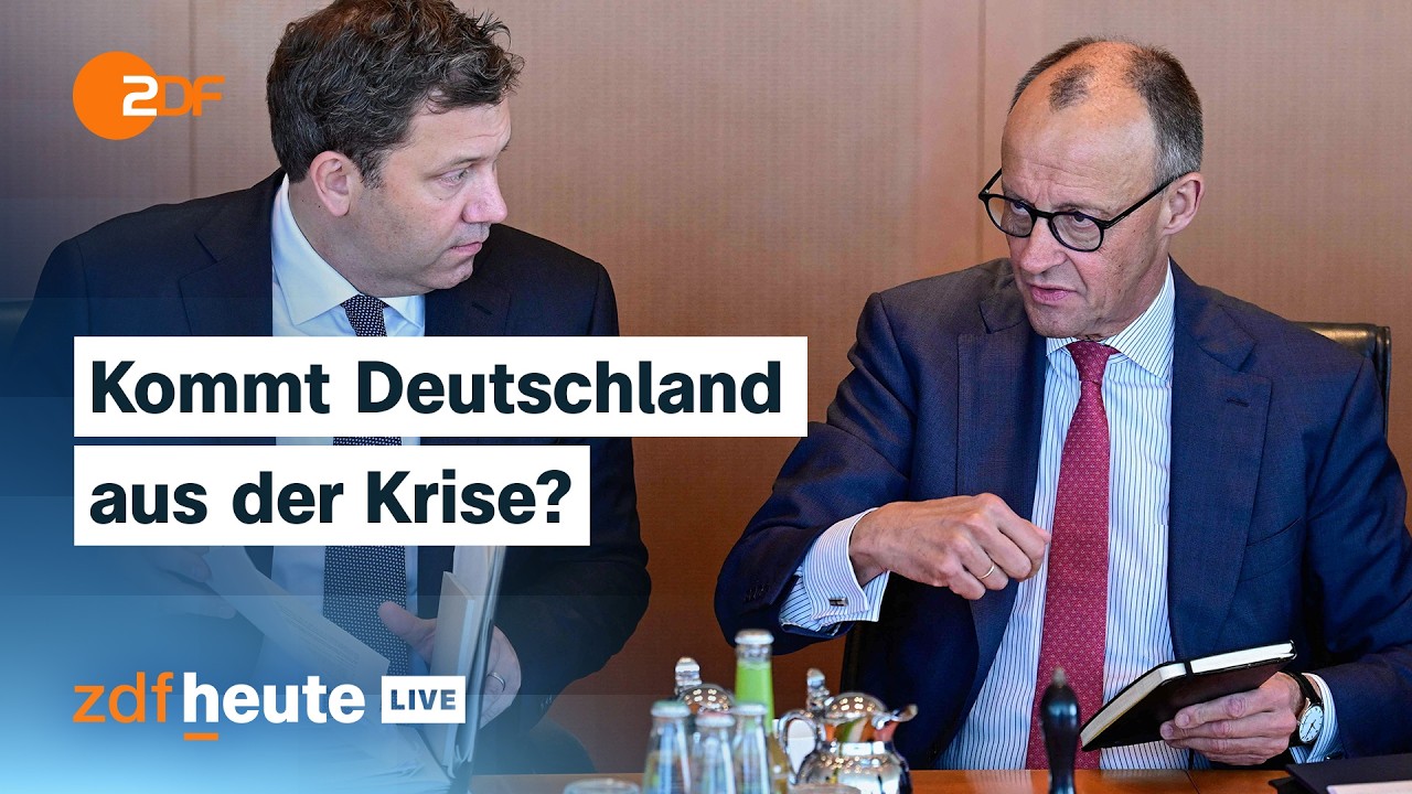 Pressekonferenz von Klingbeil zum Haushalt, Merz zur Gesundheitsreform | ZDFheute live