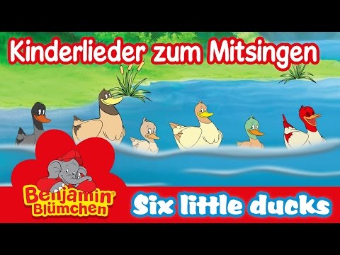 Benjamin Blümchen - Six little ducks LIEDER FÜR KINDER auf ENGLISCH mit TEXT zum Mitsingen