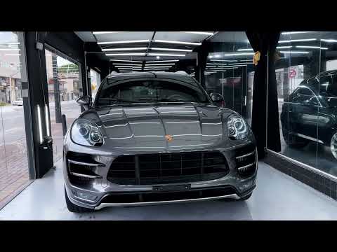 Porsche Macan Turbo - Higienização Interna e Vitrificação de Pintura em Balneário Camboriú