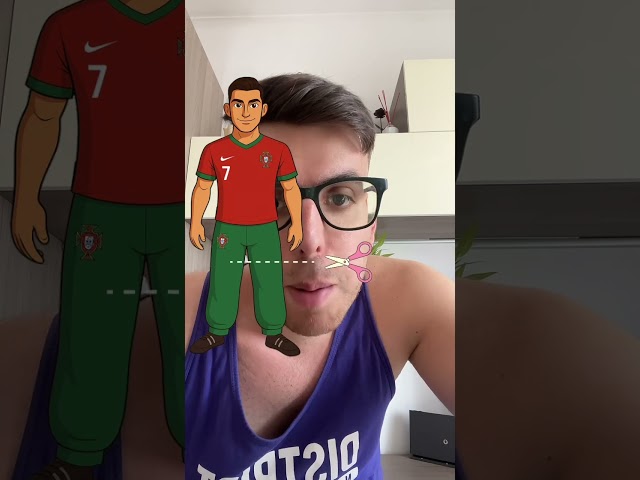 DEVO TAGLIARE I PANTALONI DI CR7😱