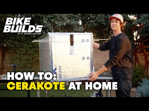 How To Cerakote At Home On A Budget - Bike Builds with Aaron Colton