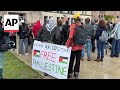 University of Wisconsin students protest the war in Gaza