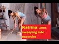 Lockdown Star: Katrina Kaif turns sweeping into a fun cricket exercise