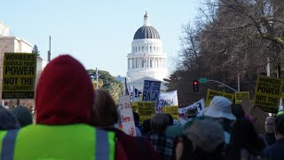 Sacramento marchers protest incoming Trump administration