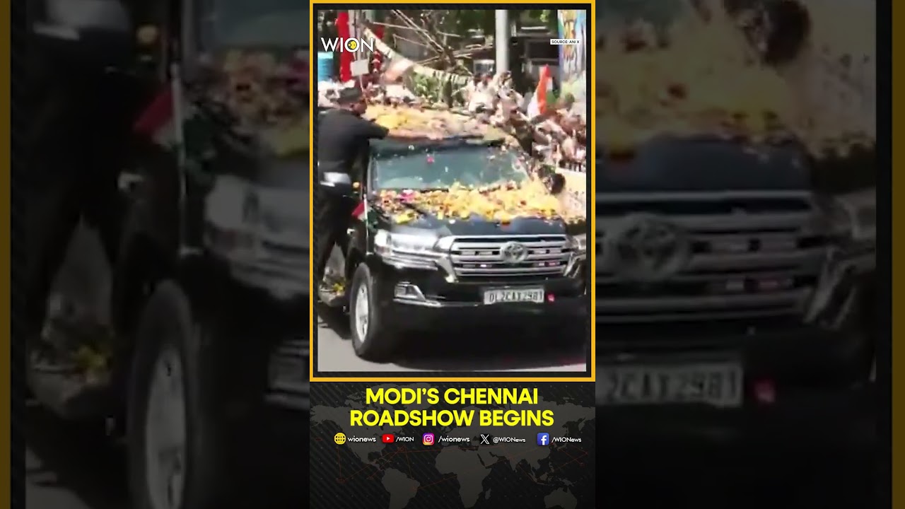 PM Modi Holds Chennai Roadshow, Launches ₹13,000 Crore Projects | WION Shorts