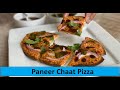 Paneer Chaat Pizza | Panir Flatbread | Show Me The Curry
