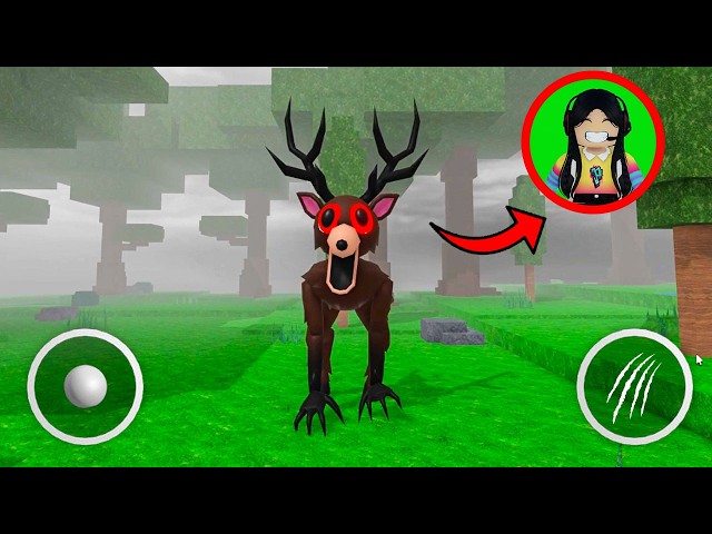 ME CONVIERTO EN EL CIERVO DE 99 NOCHES EN EL BOSQUE Y ASUSTO A MI HERMANITA 😈 roblox | paolazgames