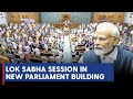 Live: PM Narendra Modi addresses the Lok Sabha in new Parliament Building