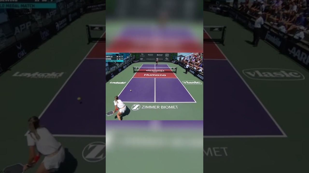 THIS is how you play for gold 🥇🎥: @TheAPPTour #pickleball #shorts #singles