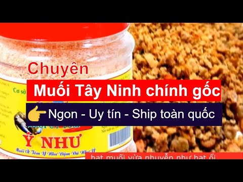 Video muoi tom ngon Tay Ninh chinh goc Nhu Y
