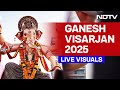 Ganesh Visarjan 2025 Live Updates | Huge Celebrations Across India Today