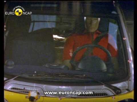 Видео краш-теста Smart City купе 1998 - 2002