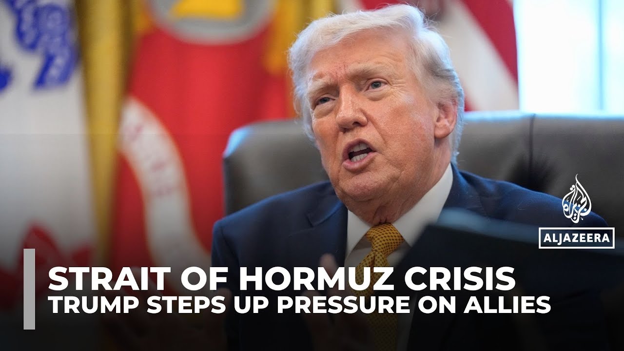 Trump expresses disappointment with allies for not joining Strait of Hormuz mission
