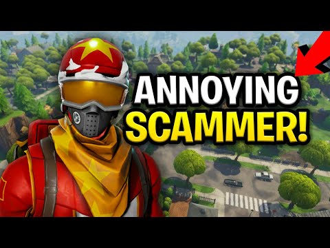 Annoying Dumb Scammer Scams Himself! (Scammer Get Scammed) Fortnite Save The World