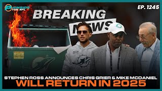 BREAKING NEWS! CHRIS GRIER & MIKE MCDANIEL STAYING WITH MIAMI DOLPHINS