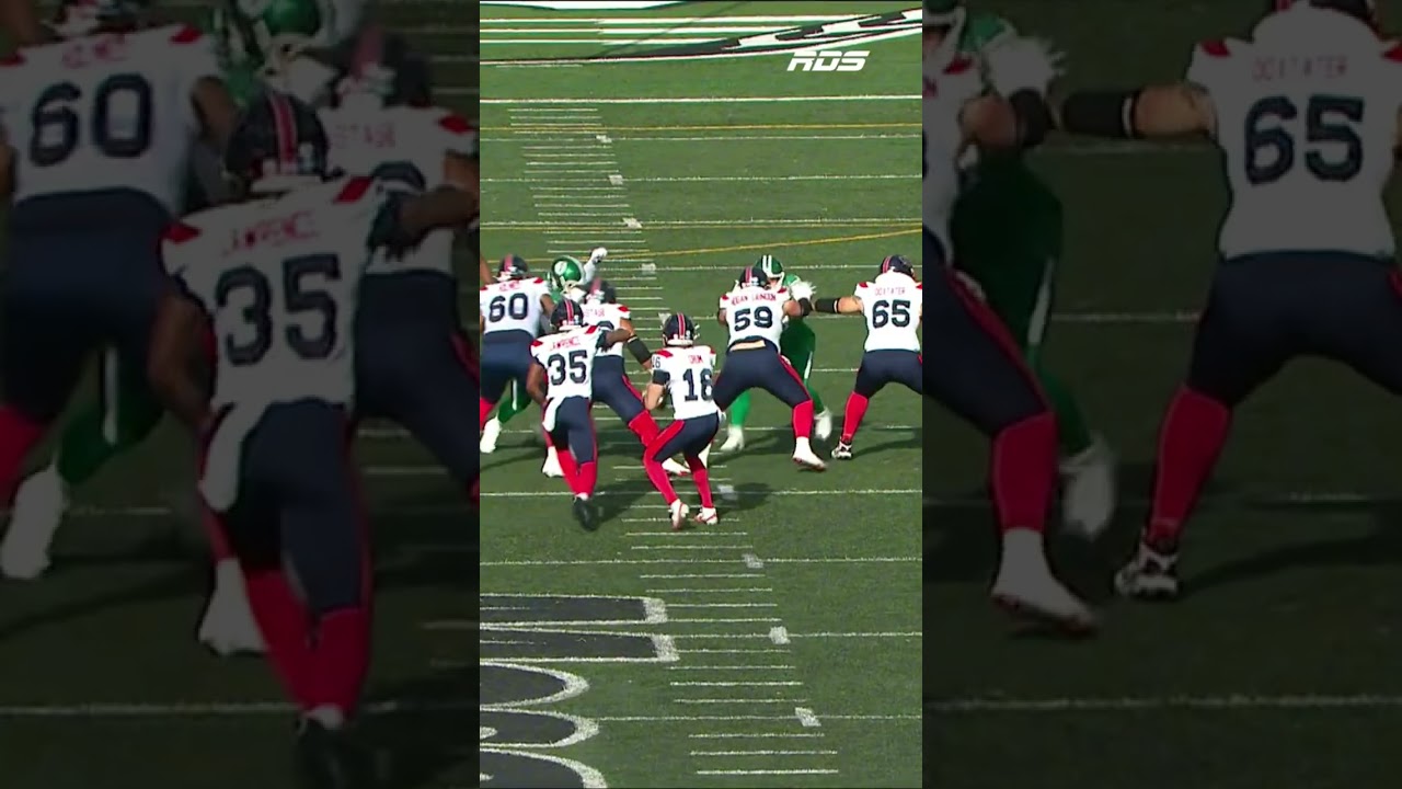 Tout un début de match pour les Alouettes à Regina!🏈👀