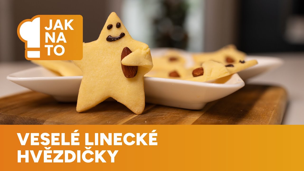 Jednoduchý trik a vykouzlíte roztomilé veselé hvězdičky z lineckého těsta