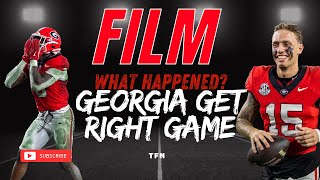 Tennessee vs Georgia Film Study | Georgia Bulldog Offense GETS RIGHT Finally