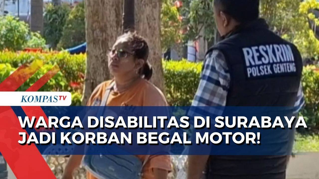 Begal Motor Kembali Berulah di Surabaya! 4 Pelaku Rampas Motor Seorang Warga dengan Disabilitas