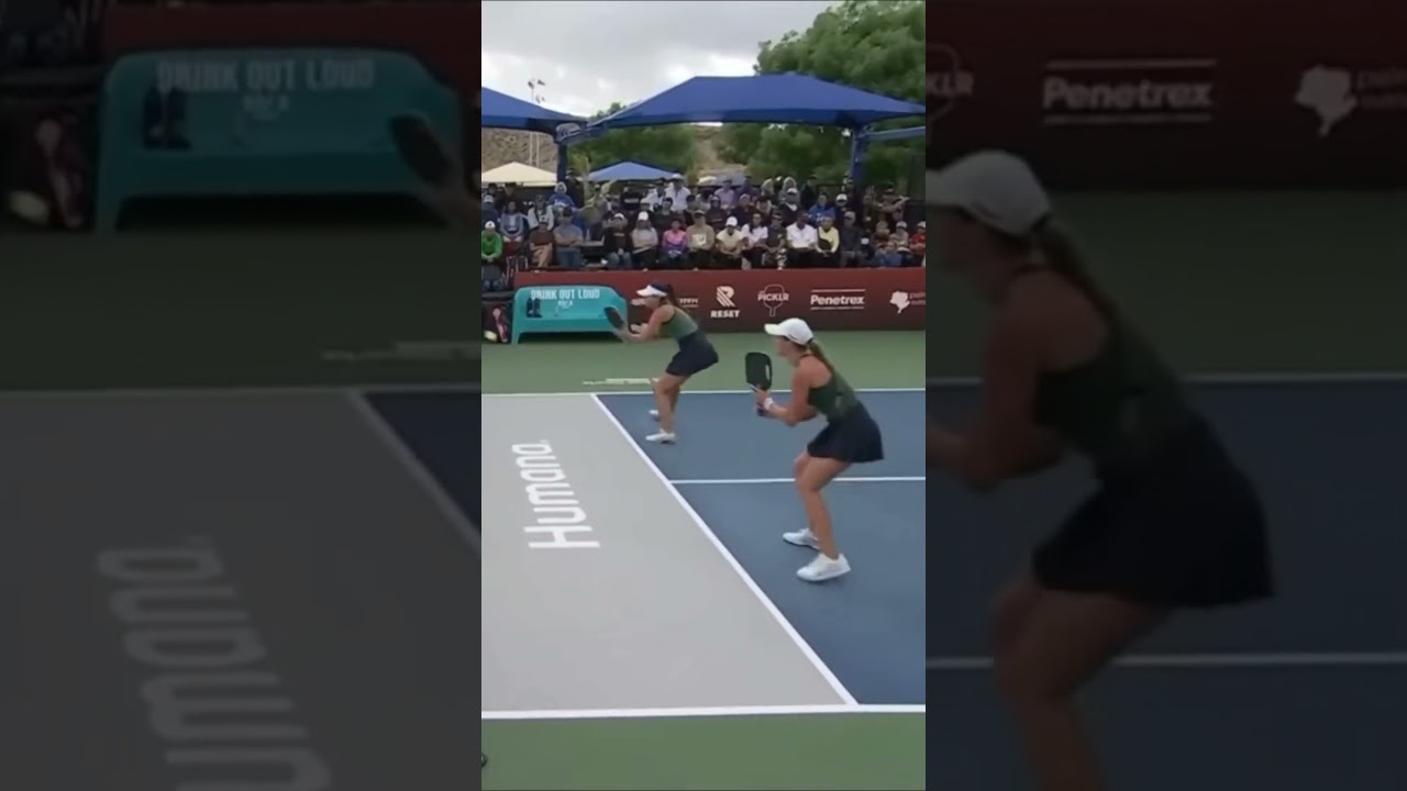 Bright/Smith vs Jones/Black at the Selkirk Red Rock Open (3) #shorts #pickleball