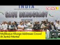 Democracy Under Threat | Mallikarjun Kharge Addresses Crowd At Jantar Mantar | Watch