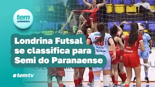 Londrina Futsal se classifica para a semifinal do Paranaense em jogo emocionante