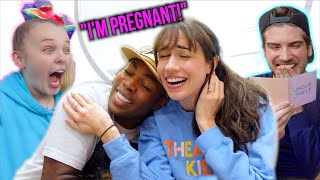 TELLING MY FRIENDS I'M PREGNANT WITH TWINS!