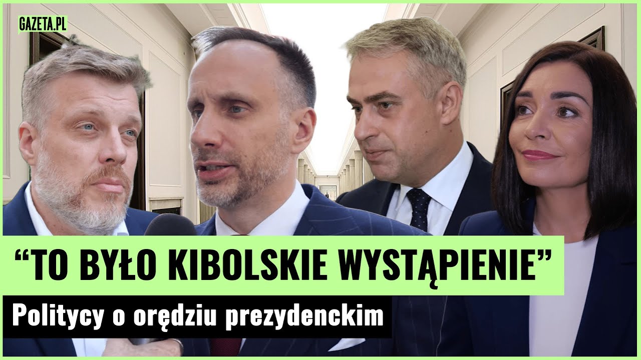 Czołowi politycy ocenili orędzie Karola Nawrockiego, nowego prezydenta Polski | Gazeta.pl