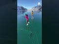 Skaters glide over translucent ice window lake in Alaska - ABC News  - 00:56 min - News - Video