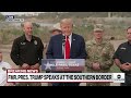 Trump criticizes Bidens handling of border crisis  - 13:13 min - News - Video